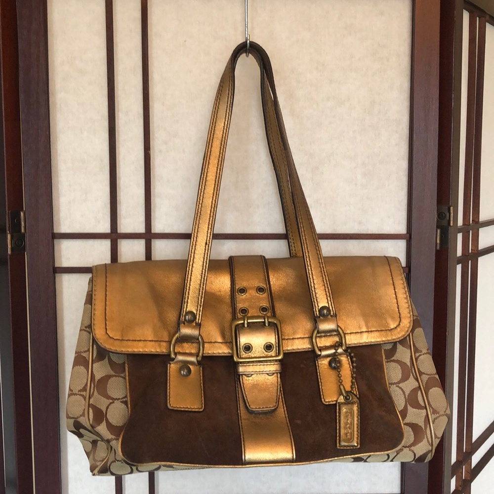 Authentic Coach Bronze bag.